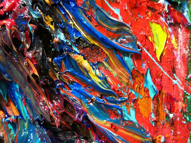 Original Oil Painting on Gallery Warped Stretched Canvas of 12 Etsy