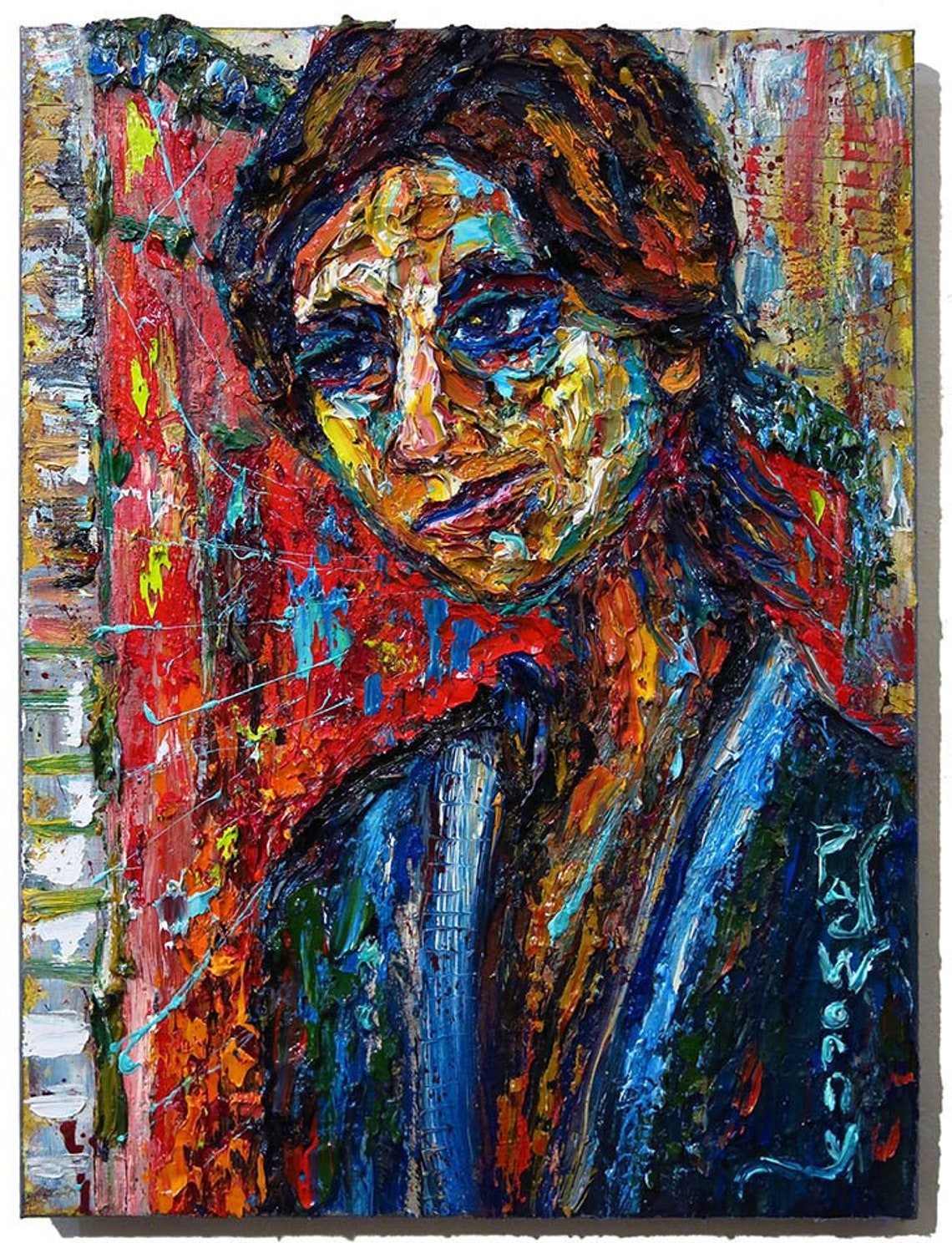 Original Oil Painting on Gallery Warped Stretched Canvas of 12 Etsy