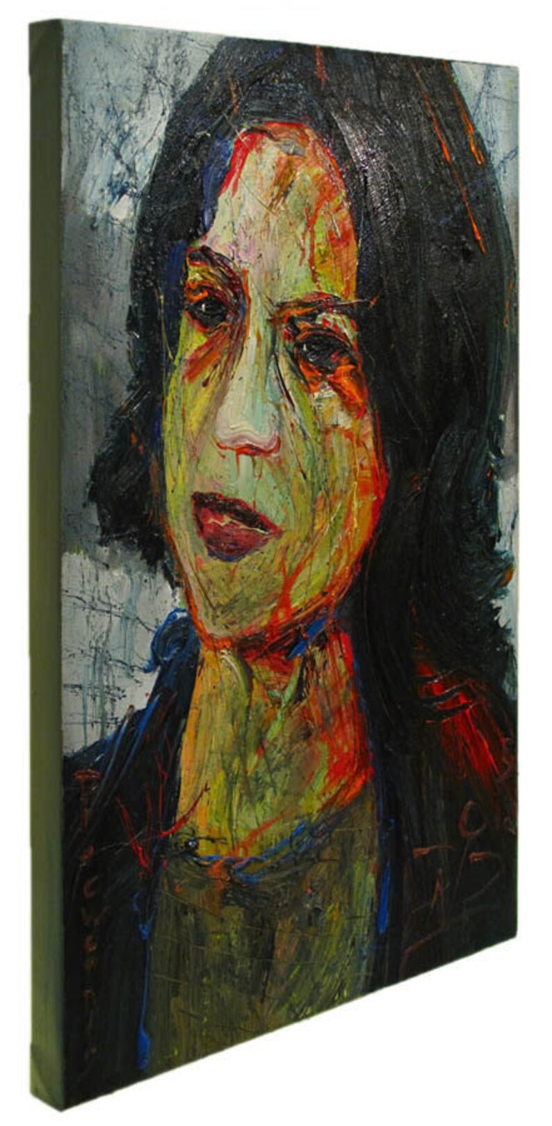 Oil Paint on Gallery Wrapped Stretched Canvas of 30 by 20 by Etsy