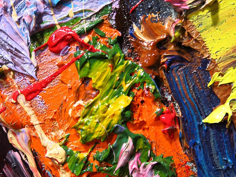 Original Oil Painting on Gallery Warped Stretched Canvas of 12 Etsy