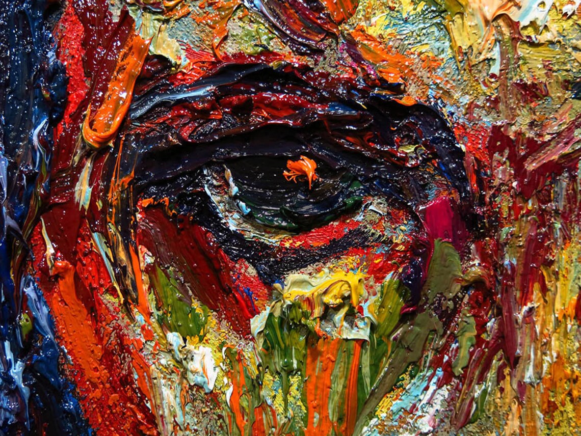 Original Oil Painting on Gallery Warped Stretched Canvas of 20 Etsy