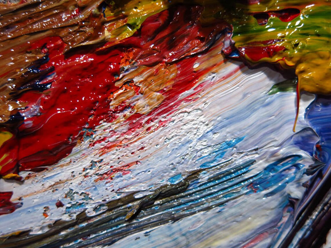 Original Oil Painting on Gallery Warped Stretched Canvas of 12 Etsy