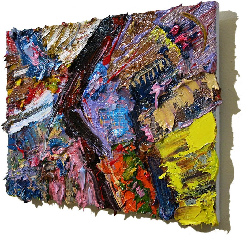 Original Oil Painting on Gallery Warped Stretched Canvas of 12 Etsy