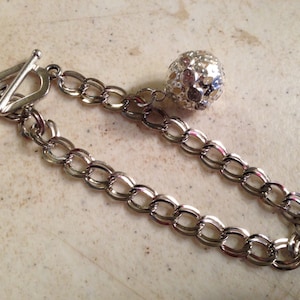 Charm Bracelet  - Fashion Jewellery - Silver Jewelry - Chain - Crystal - Style
