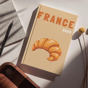 FRANCE Photo Album Template – Assouline Style to Download and Customize (book cover, infographic, France map, and photo interior)