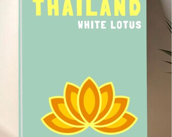 THAILAND Photo Album Template – Assouline Style to Download and Customize (book cover, infographic, Thailand map, and photo interior)
