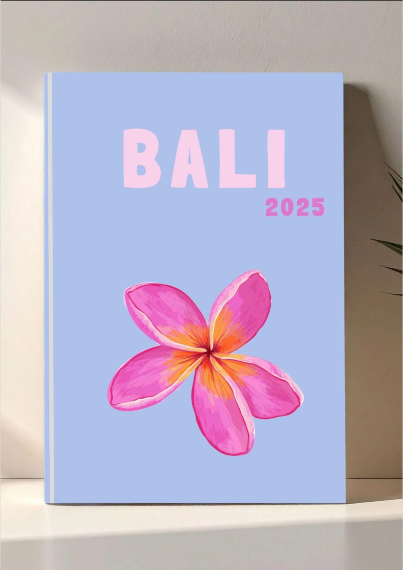 BALI Photo Album Template – Assouline Style to Download and Customize (book cover, infographic, Bali map, and photo interior)