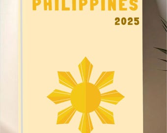 PHILIPPINES Photo Album Template – Assouline Style to Download and Customize (book cover, infographic, Philippines map, and photo interior)