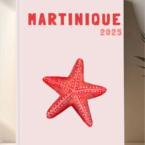 MARTINIQUE Photo Album Template – Assouline Style to Download and Customize (book cover, infographic, Martinique map, and photo interior)