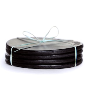 Pride at Home Leather Coasters