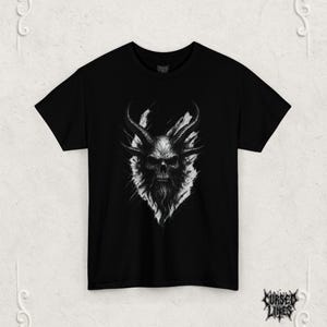 Gothic Satanic T-Shirt: Dark Art Okkultes Kleid, Beelzebub