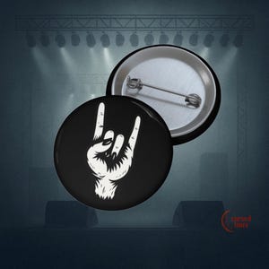 Botones de rock personalizados: perfectos para amantes de la música, festivales, fiestas, regalos y coleccionables.