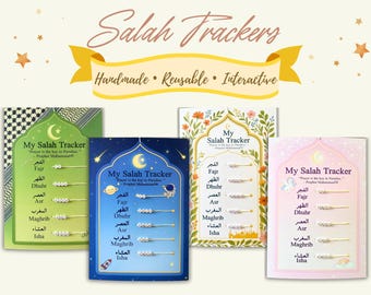 Interactive Salah Tracker – Muslim Prayer Chart, Ramadan Gift