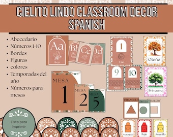 Cielito Lindo Classroom Decor in Spanish