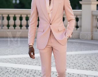 Eleganter Herrenanzug – zweiteiliges Outfit für die Hochzeit des Bräutigams