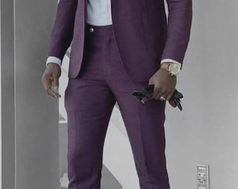 Klassischer zweiteiliger Herrenanzüge – Herren-Hochzeitsanzug im Vintage-Look