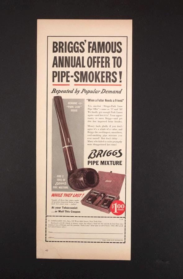 briggs pipe tobacco Briggs Pipe Tobacco