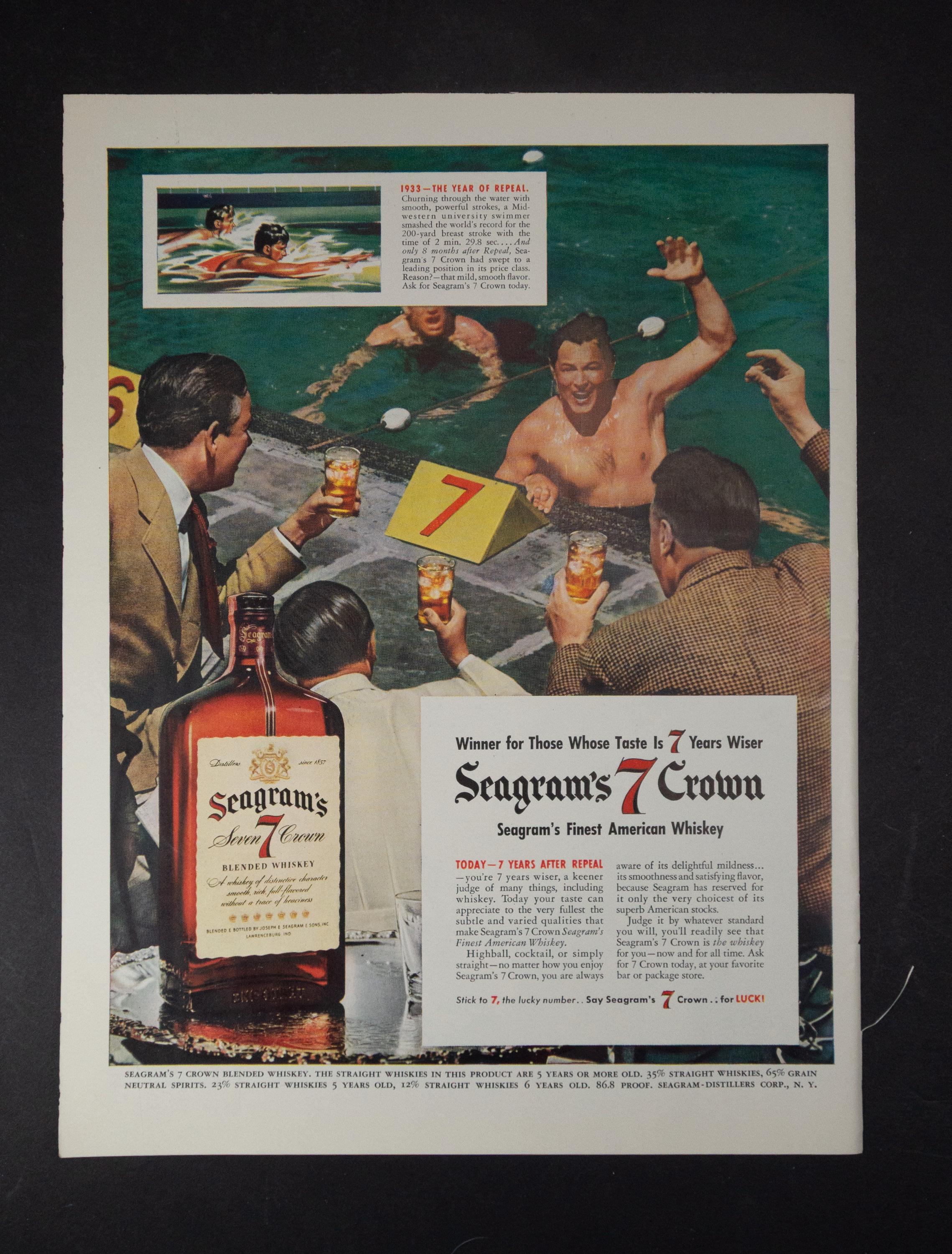 Seagrams 7 ad - Etsy 日本