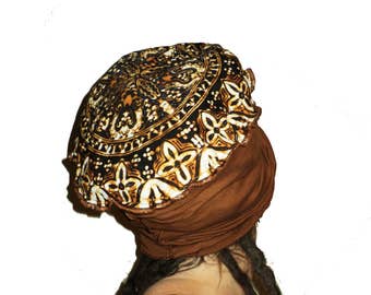 Grand bonnet africain batic dreadlocks tam unisexe