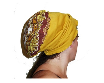 Bonnet tam large dreadlocks