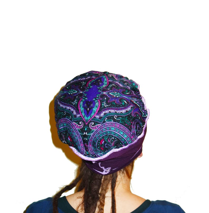Large dreadlock tam beanie