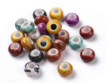 8 dread beads european hair beard beads