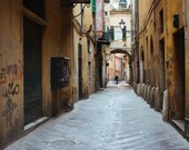 Italian decor, alley, Europe - Sunday Morning in Pisa - Italy, Tuscany, Europe photography, 8x10, 11x14, 16x20, 24x30