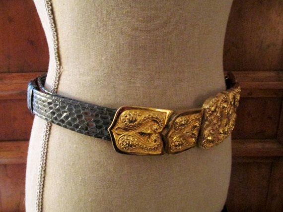 ALEXIS KIRK Baroque Articulated Belt, Designer St… - image 3