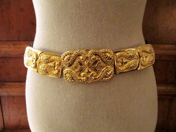 ALEXIS KIRK Baroque Articulated Belt, Designer Sta