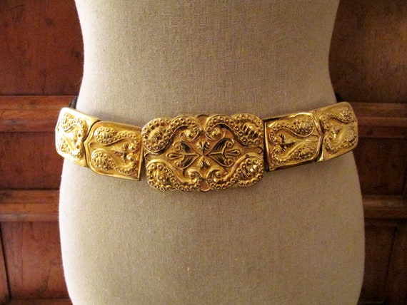 ALEXIS KIRK Baroque Articulated Belt, Designer St… - image 1