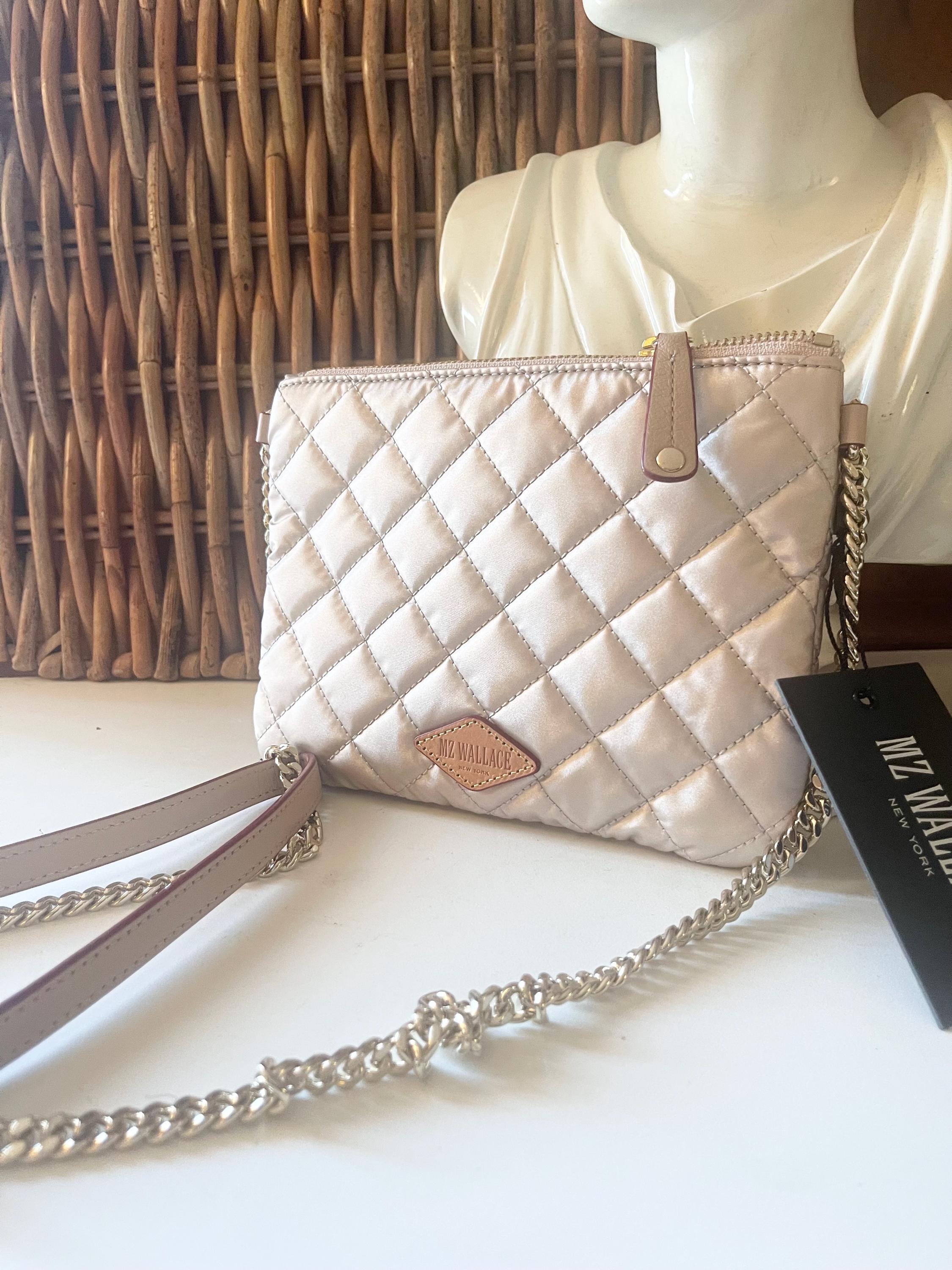 Mz Wallace Valentine Rose Bag MZ Wallace Pale Rose Gold