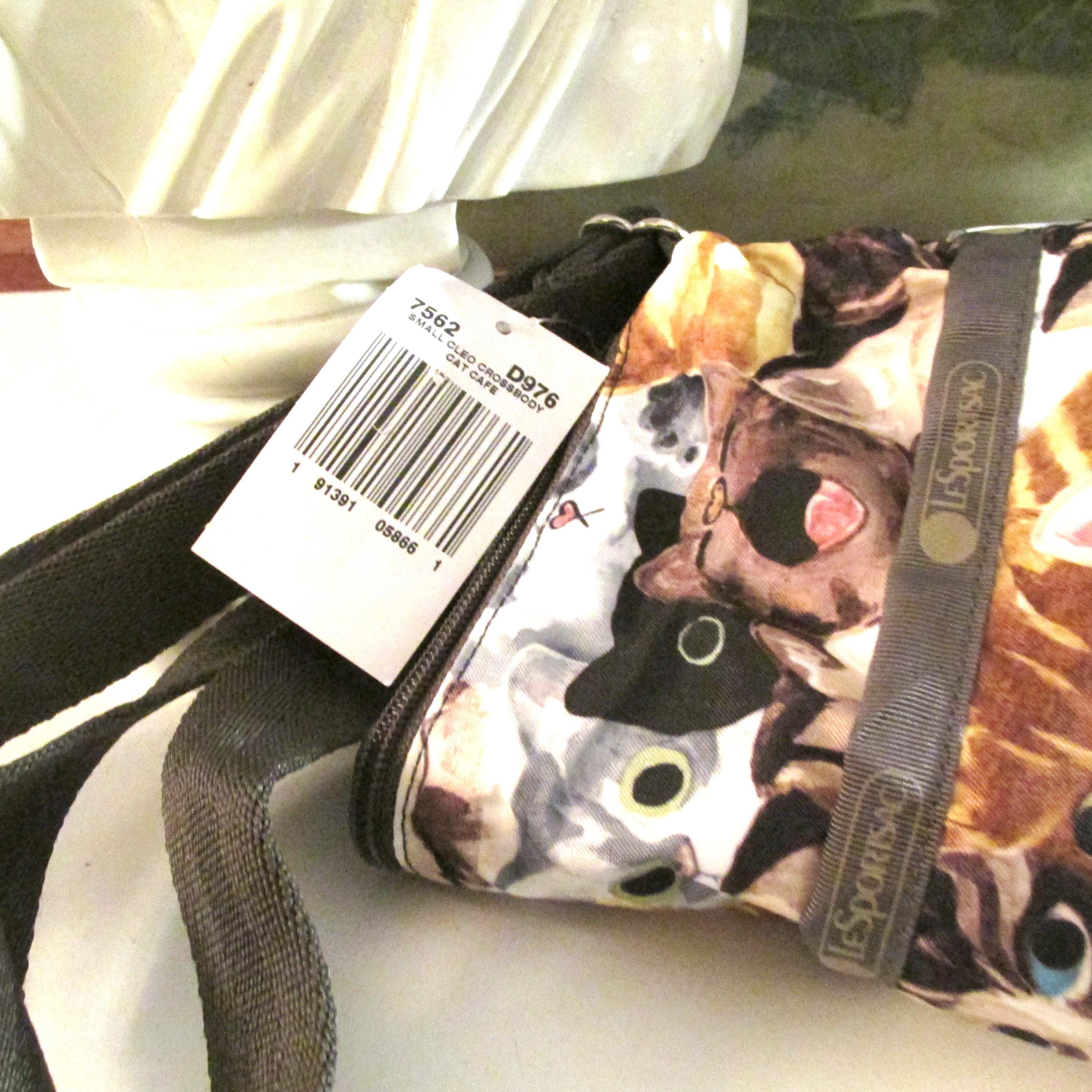バッグ LeSportsac QUINN BAG CAT CAFE Vintage Lesportsac