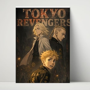 Tokyo Revengers – Trio Resolve Edition – 8x10 Metal Print