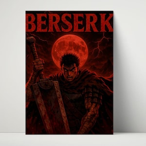 Collezione di stampe in metallo anime - Arte in alluminio lucido 8x10