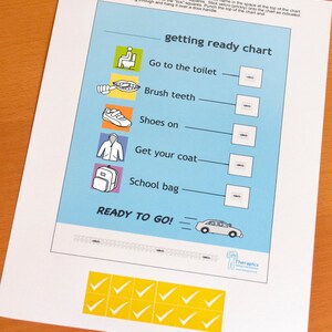 Getting Ready to Go Chart - Digital Download - Etsy