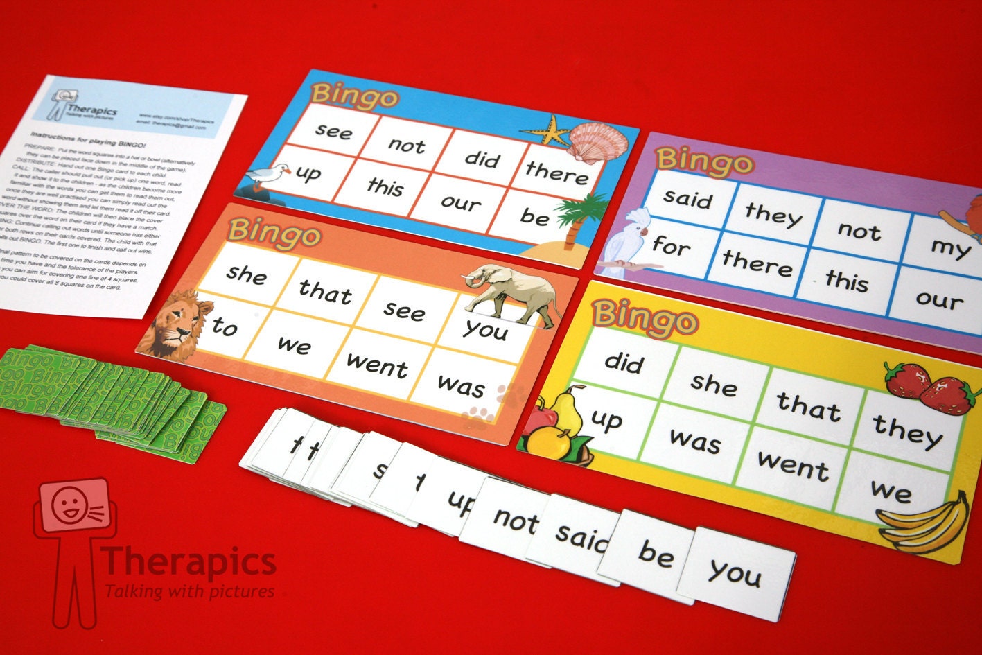 Bingo Dolch Sight Words Set 2 - Etsy