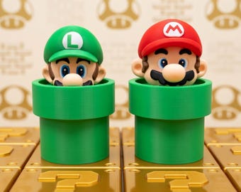 Caja Almacenaje Tubería Mario - Organizador Escritorio Retro - Escondite Secreto Nintendo - Decoración Gamer - Regalo Friki 19cm