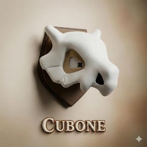 Pokemon Muur Trofee K.O. (X-Ogen) - Grappige Game Room Decoratie - Pikachu, Charizard, Cubone