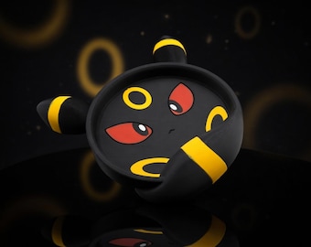 Bandeja Umbreon - Vaciabolsillos Pokemon - Evolución Siniestro - Organizador Llaves - Decoración Gamer - Regalo Friki - Impresión 3D