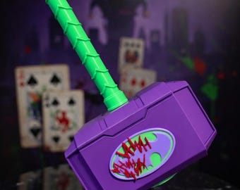 Martillo Temático Cultura Pop - Decoración Escritorio Friki - Mjolnir Cine y Series - Impresión 3D - Regalo Geek - Coleccionismo