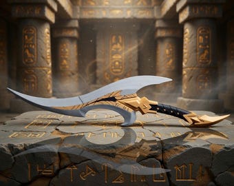 Daga Baruka Solo Leveling - Réplica Arma Jinwoo - Prop Cosplay Anime - Daga Dos Manos 60cm - Impresión 3D Regalo Friki - Accesorio Manga