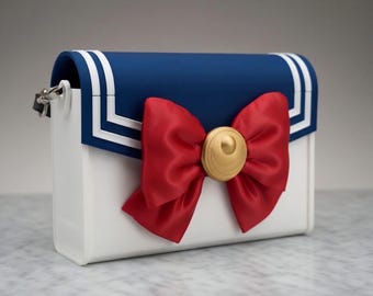 Bolso Sailor Moon Rígido - Cartera Cosplay Anime - Magical Girl - Clutch Impresión 3D - Moda Kawaii - Regalo Friki - Chica Lunar