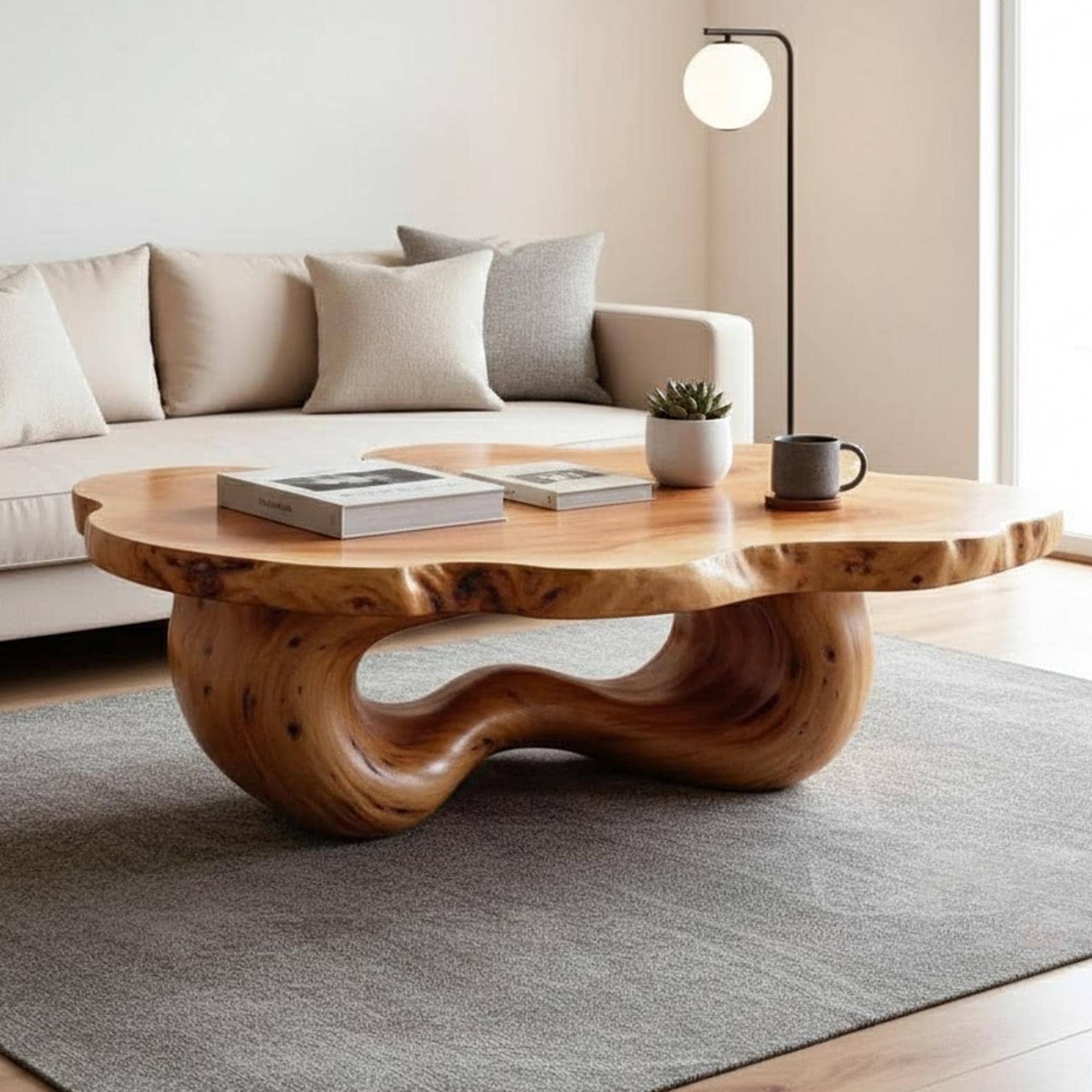 Live edge long coffee table - Etsy 日本