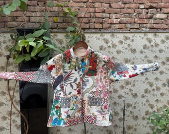 Reversible Kantha Quilted Jacket