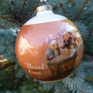 Vintage Hummel Christmas Ornament, Blessed Event  by Goebel 1983