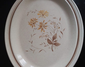 Vintage  Oval Serving Platter,Royal Doulton Sandsprite, Lambethware