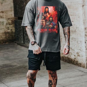 WWE Roman Reigns Graphic T-Shirt: Unisex Wrestling Tee, Sports Fan Gift