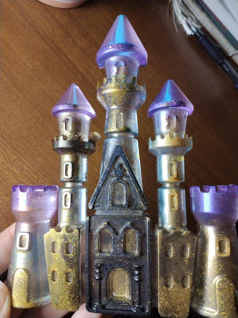 Resin Castle Handmade Fantasy Castle Premium High Gloss Epoxy Resin ...