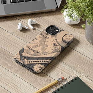 Funda para teléfono con mapa del tesoro de One Piece, diseño vintage de anime y aventuras