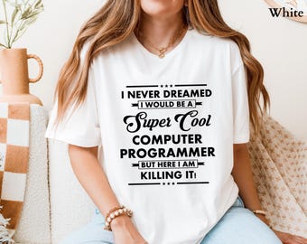 Maglietta divertente da programmatore di computer / Code Life Apparel